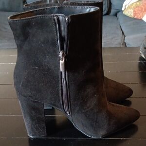 Black Suede Ankle Boots